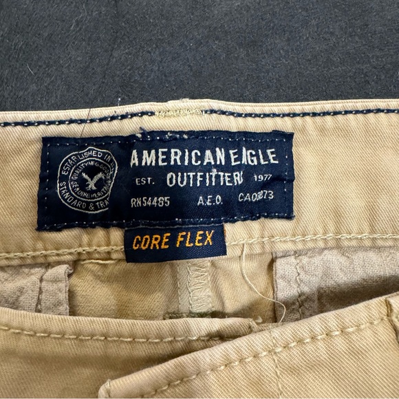 American Eagle Core Flex Slim Straight Khaki Pants - Picture 3 of 5